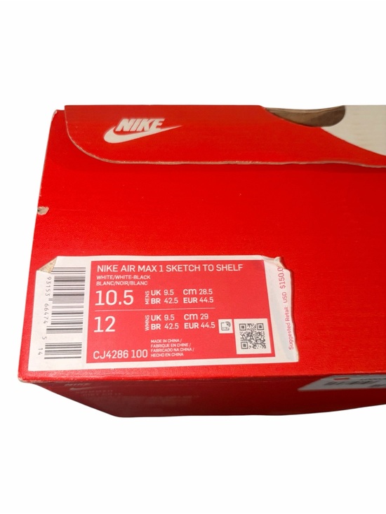 Nike air max 1 sketch to self mens shoes size 10.5